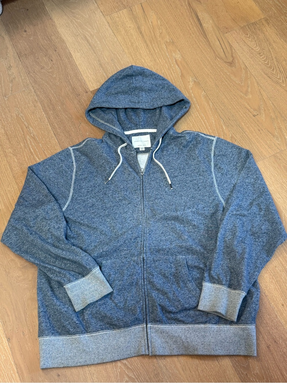American Eagle Men's Super Soft zip-up hoodie sweatshirt size XXL